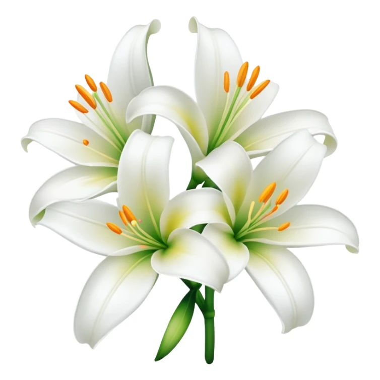 Lilly flowers sticker