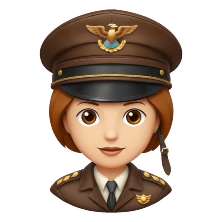 pilot hat sticker
