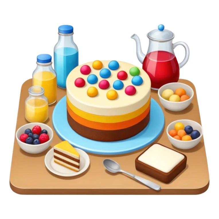 cake baking ingredients sticker