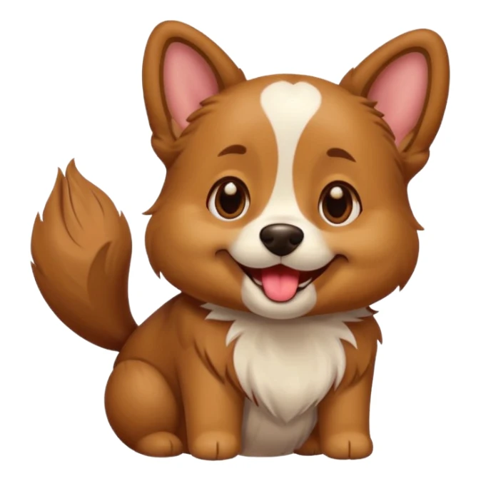 Perro tirando un beso sticker