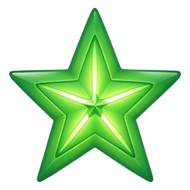 green star sticker