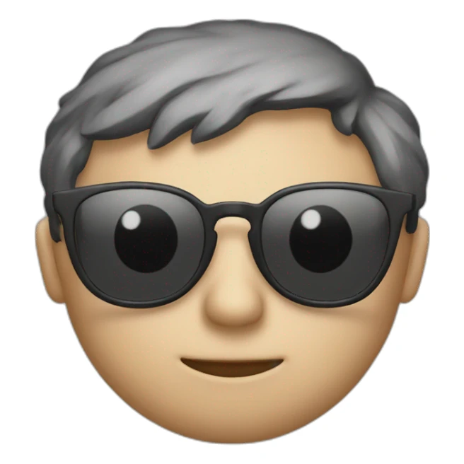 suedomi-with-glasses sticker