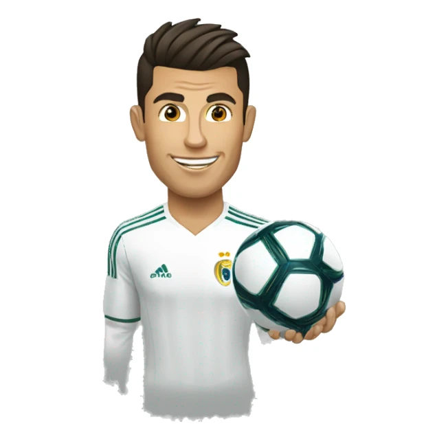 Cristiano Ronaldo doing siuuuuuuu sticker