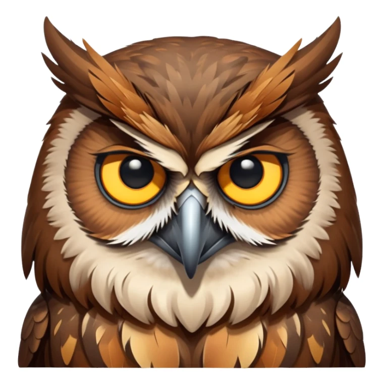 Old owl commander sticker