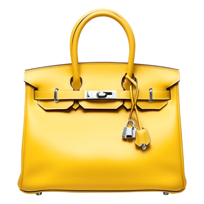 light yellow hermes birkin bag sticker