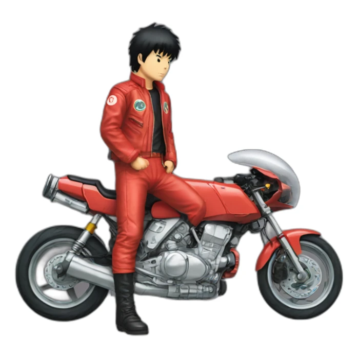 akira kaneda bike sticker