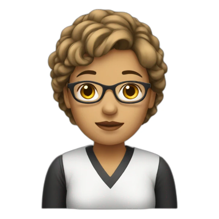 academico mujer sticker