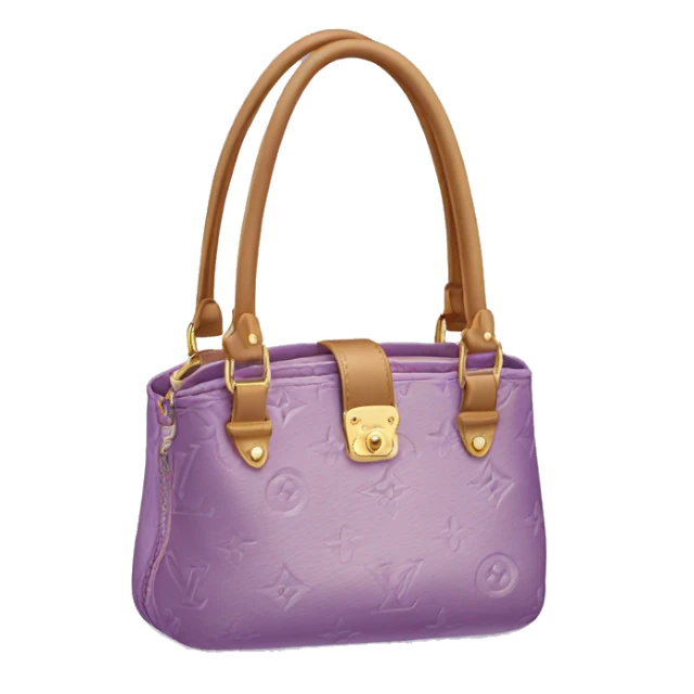 Light Purple Louis Vuitton Purse sticker
