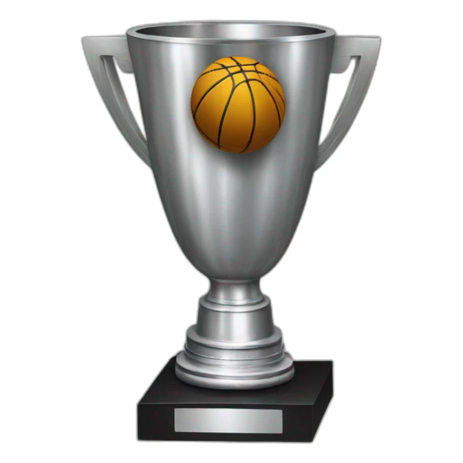Nba championship trophy sticker