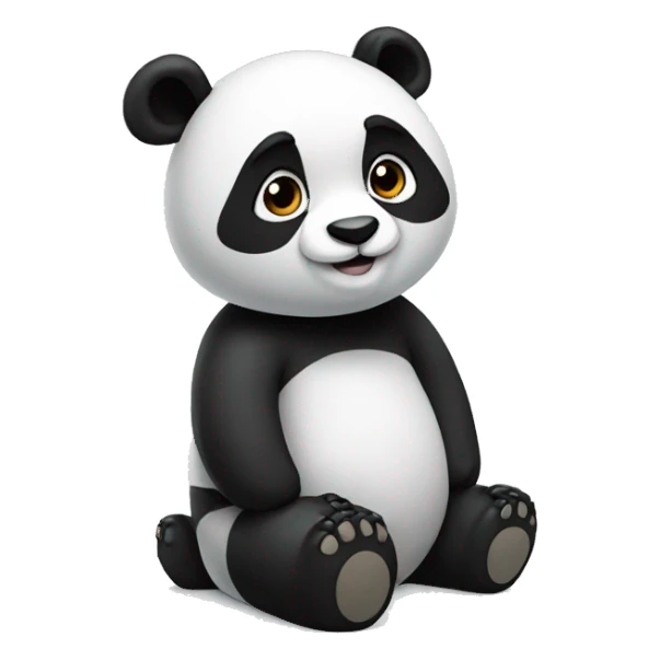 panda has arrived sticker