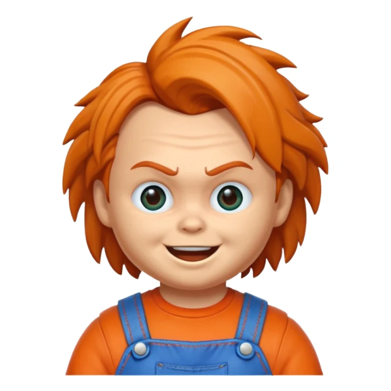 Un emojin de chuky sticker