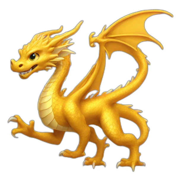 golden dragon magic sticker