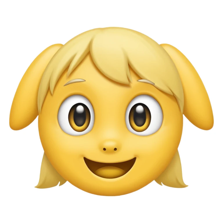 Derpy Smile face with wide eyes  sticker