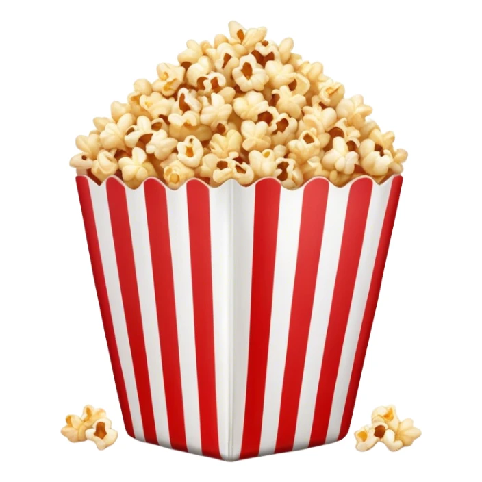 Sweet and salty caramel popcorn  sticker