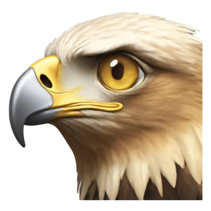 Golden eagle with timekeepeng clocks sticker