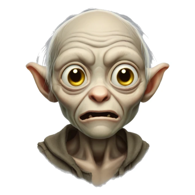 gollum heart eyes  sticker