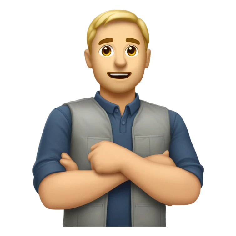 królik palący zioło  sticker