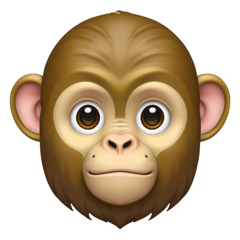 Ein Glatzkopf mit einem Affen auf der Schulter  sticker