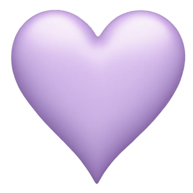 pastel lilac heart sticker