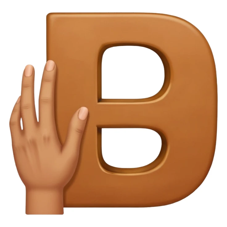 Une main qui fais la lettre c sticker