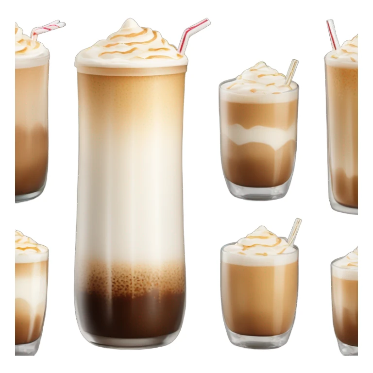 iced vanilla latte  sticker