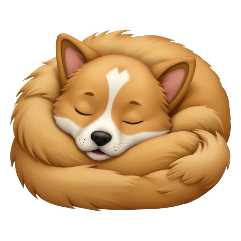 Dog sleep sticker