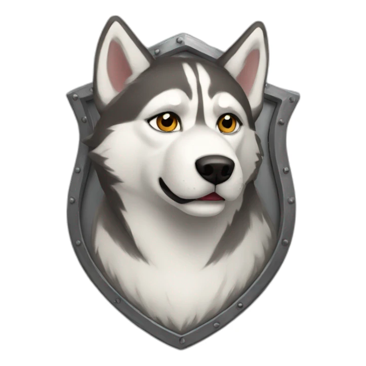 husky shield sticker
