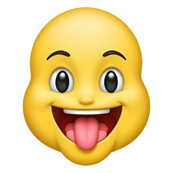 emoji shaking tongue   sticker