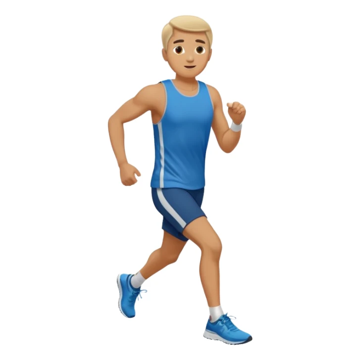 Morning Jogger man sticker