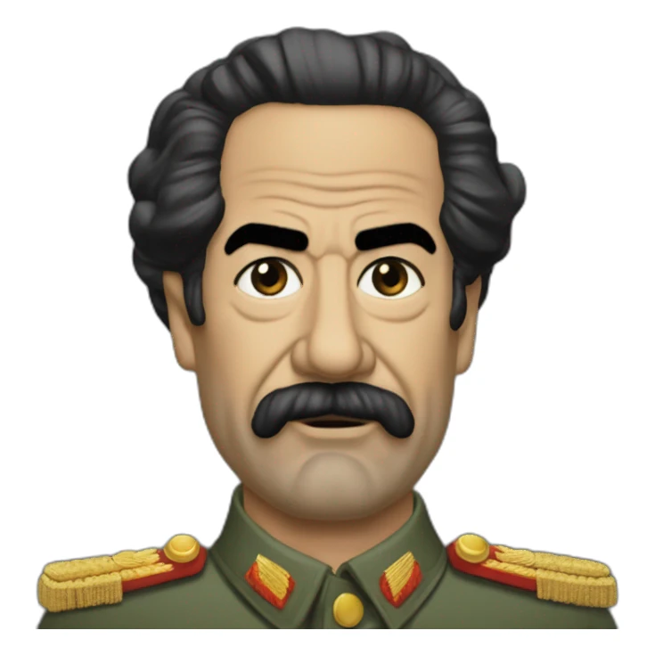 Saddam hussein Ak fourty-seven sticker