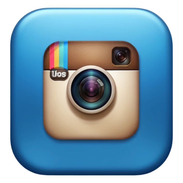 Instagram blue thick meta verifed sticker