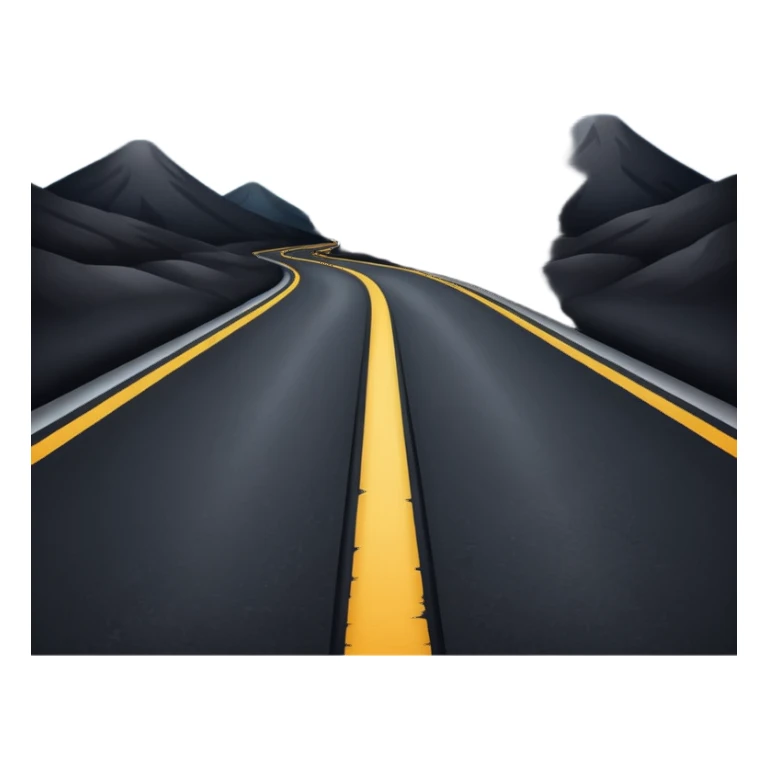 Road at night time sticker