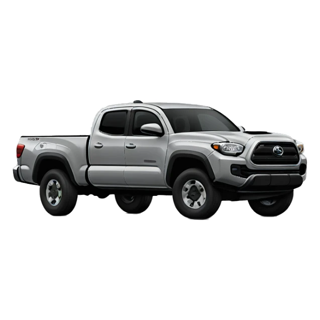 gray tacoma truck sticker