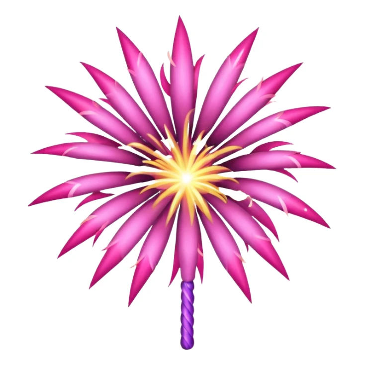 firework pink sticker
