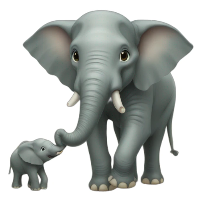 Elephant eat meets sticker