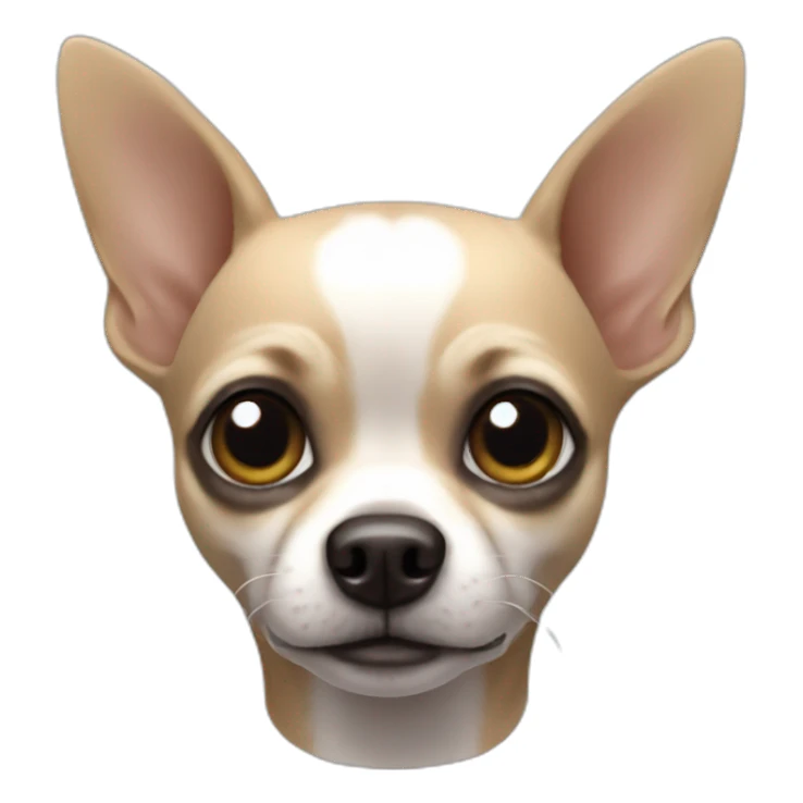 Chihuahua noir sticker