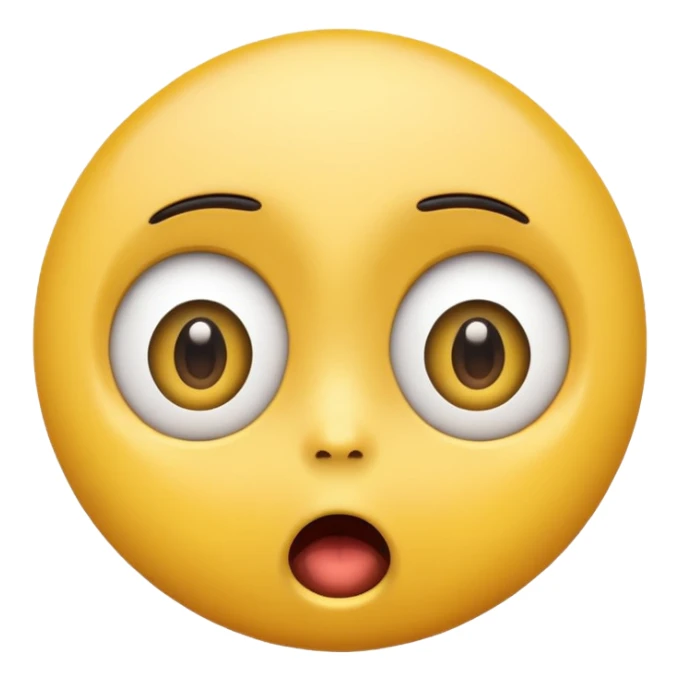 make me a surprised emoji sticker