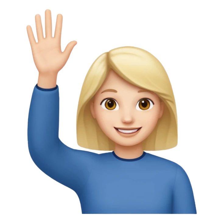 Quelqu'un qui salue sticker