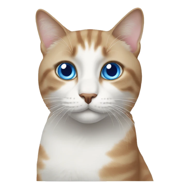 Cat blue eyes  sticker