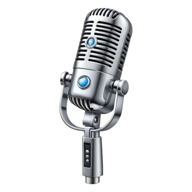 microphone for group karaoke  sticker