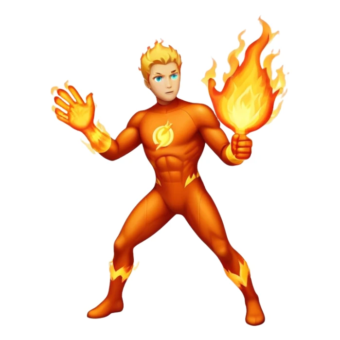 HUMAN TORCH sticker