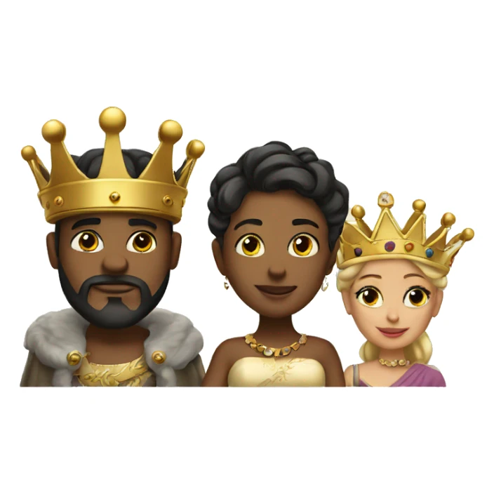 king and queens sticker