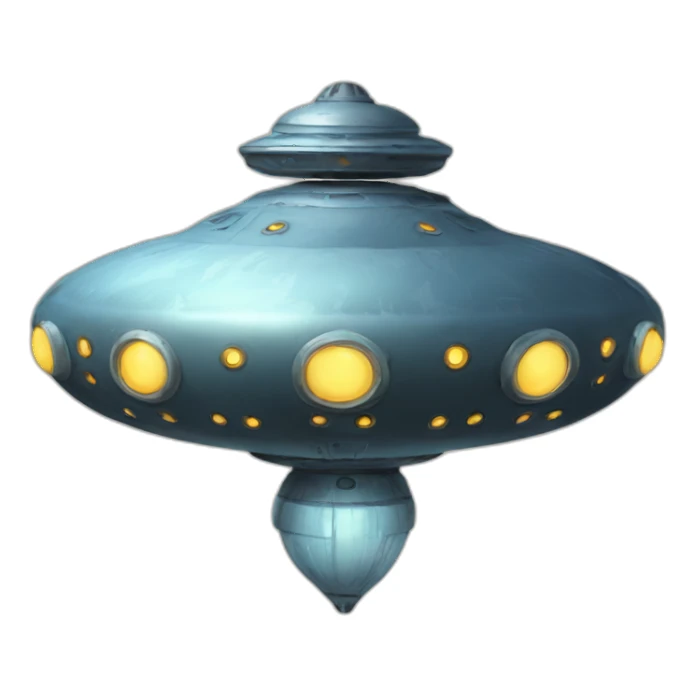 Baroque UFO sticker