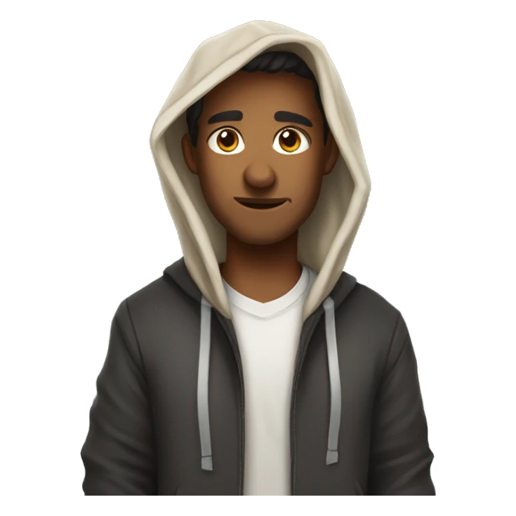 Australia Shepard wearing a hoodie sticker