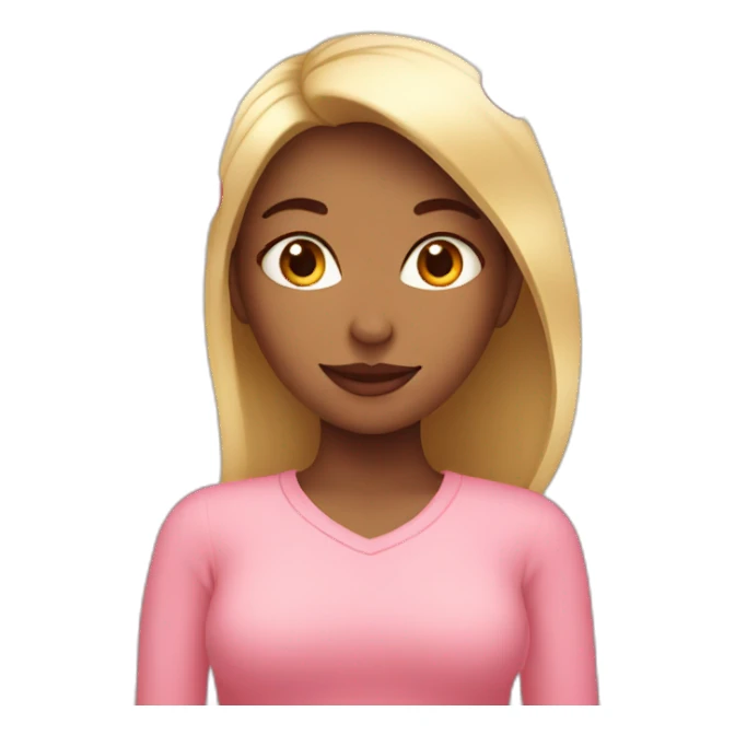 Women with hearts  sticker