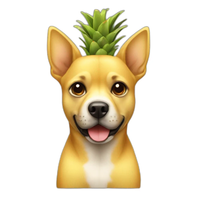 Ananas chien sticker