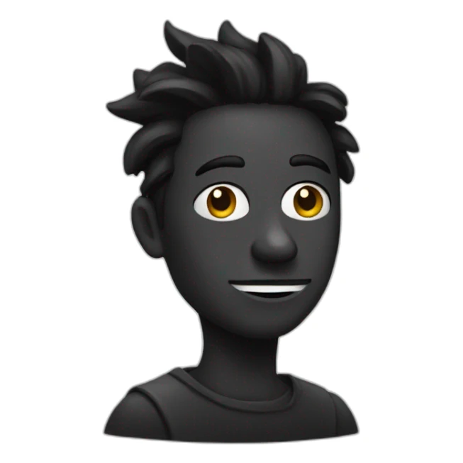 zemour avec un noir sticker