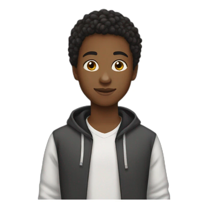 Black teenage sticker