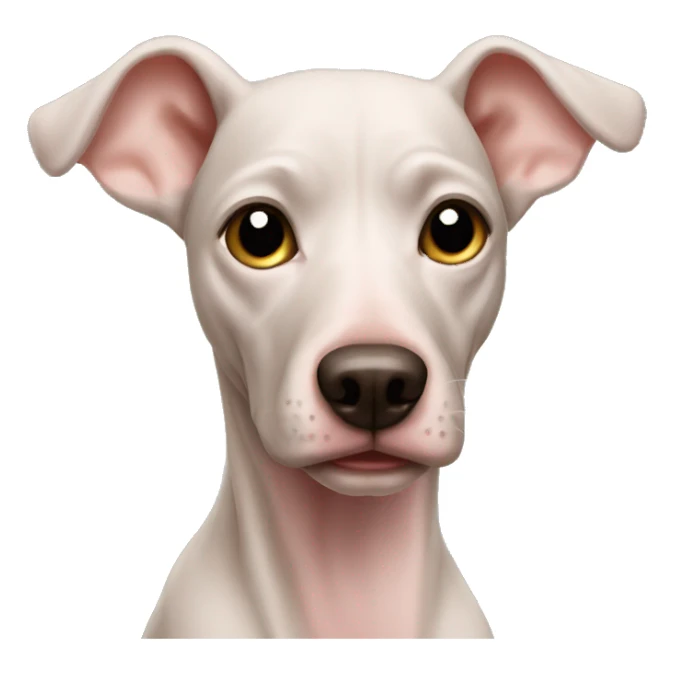 hairless dog sticker