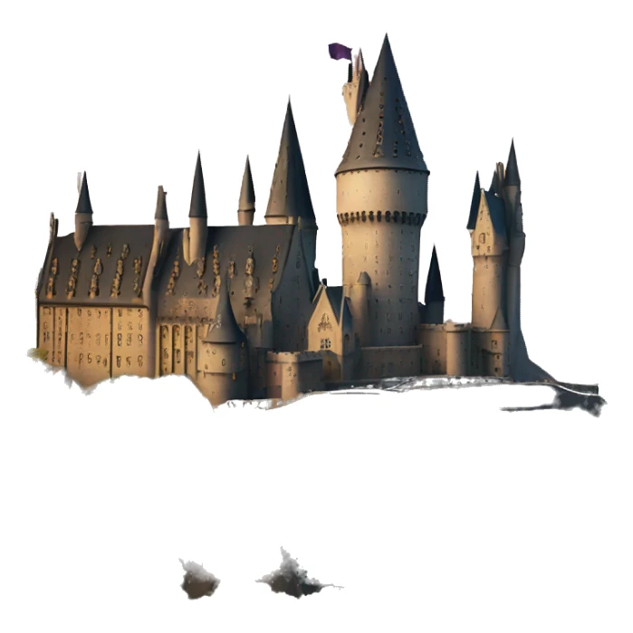 Hogwarts castle sticker